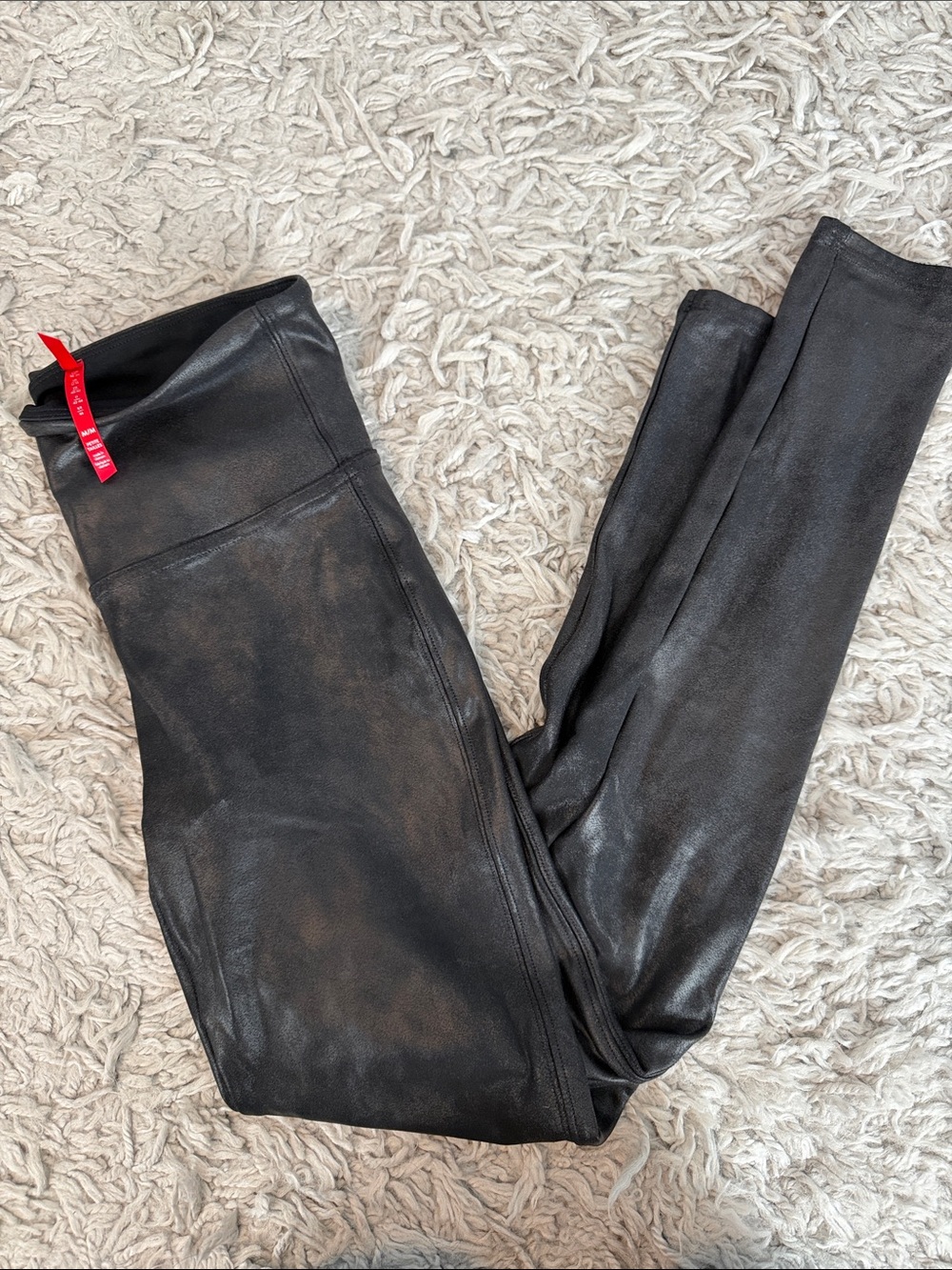 Black Faux-Leather Women’s leggings